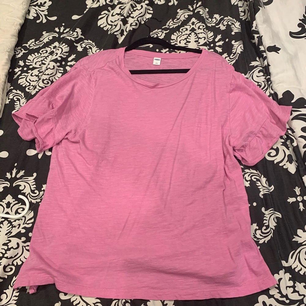 Ruffle sleeve top
